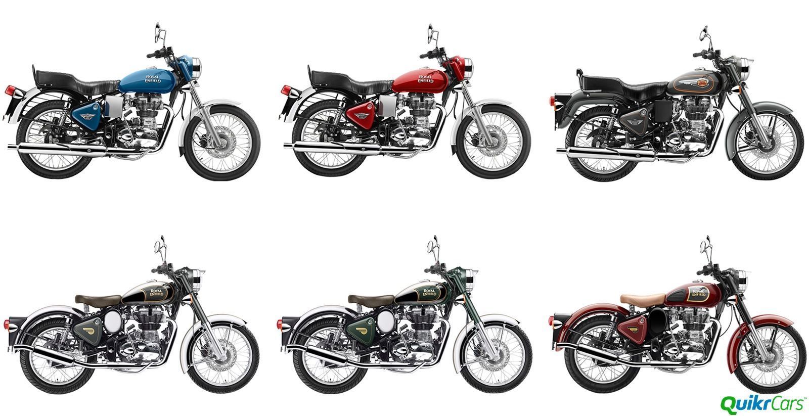 Royal Enfield 2016 Colour Options Announced
