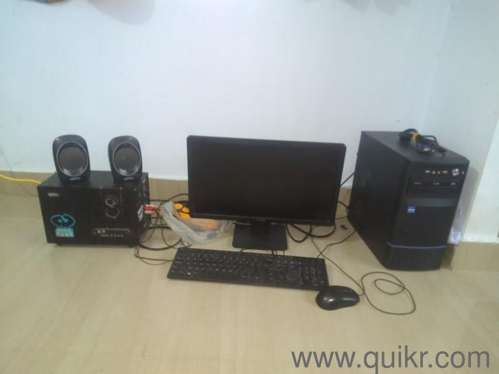 Dell desktop computer full set monitor keyboard mouse Intel core i5 8gb