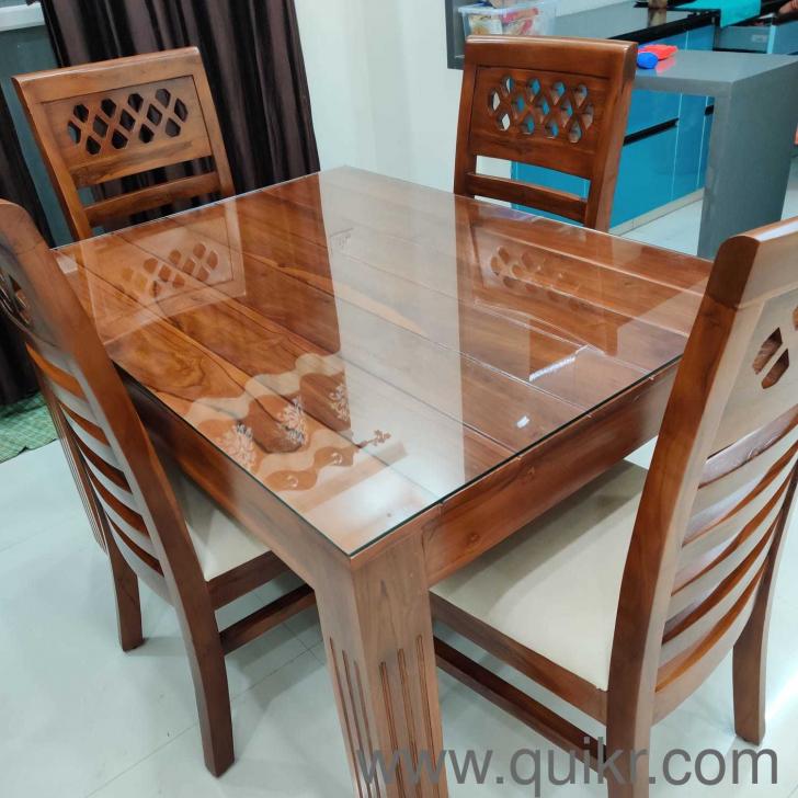 African Teak wood 4 seater dining table which is 3 months old