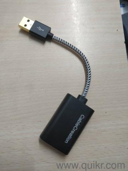 USB to 3.5 mm jack adapter with soundcard and splitter | Bangalore | Quikr