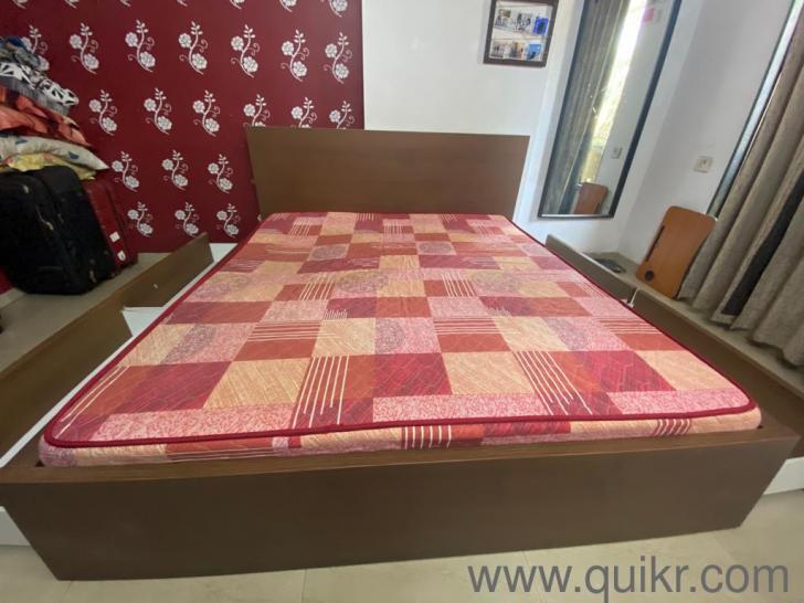 IKEA MALM BED KING SIZE 3 yrs old used with mattress Thane Quikr