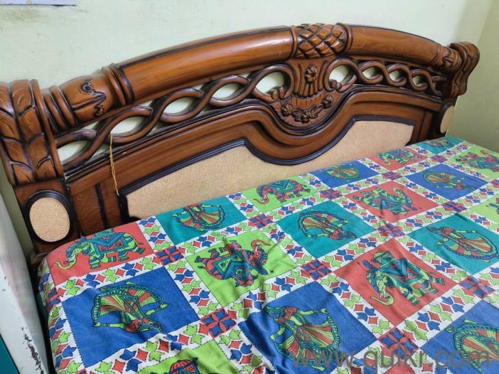 Teak wood King size bed at saroor nagar for sale Hyderabad Quikr