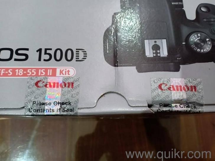 Canon EOS 1500D DSLR Camera Body+ 1855 mm IS II Lens WhatsApp 9387