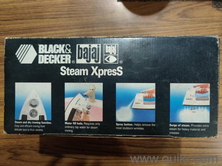 Black & Decker Bajaj Steam Xpress Auto clean Steam Iron Gurgaon Quikr