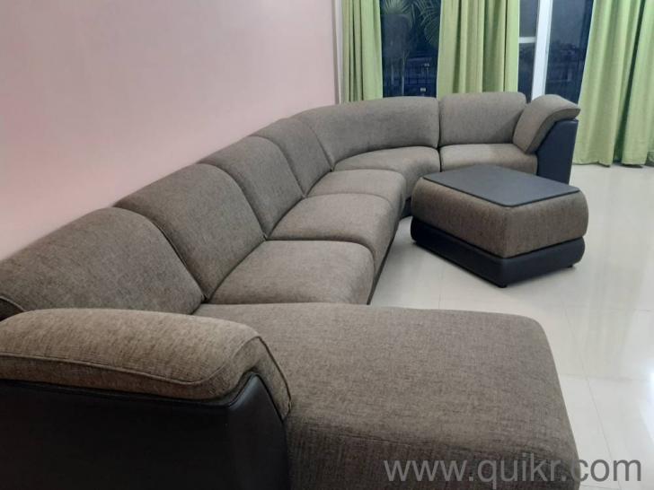 Godrej Interio Branded Broadway 6Seater Sofa With Ottoman For Sale