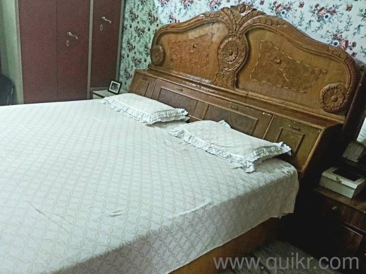 Teak wood Bed Set (with storage) Dehradun Quikr