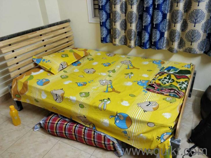 Double size Iron cum Wooden cot with kurlon mattress Bangalore Quikr