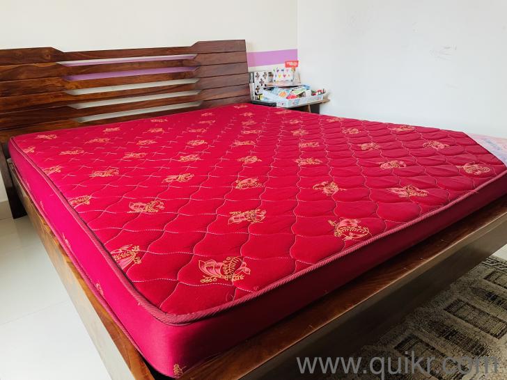 Sheesham wood bed with mattress Branded Bangalore Quikr