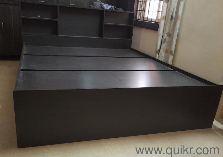 Queen size(60x80) bed with storage Hyderabad Quikr