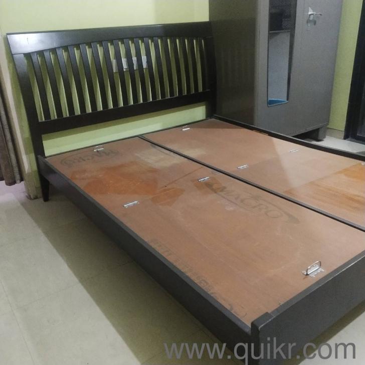 solid wood double bed 66 Mumbai Quikr
