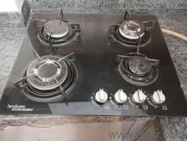Hindware Gas stove with 4 burners NaviMumbai Quikr