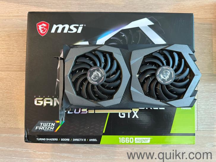 MSI NVIDIA GeForce GTX 1660 SUPER GAMING X 6GB GDDR6 whatsapp me +91 ...