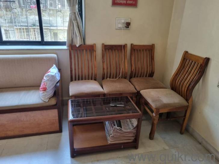 4 dining chairs + coffee table Mumbai Quikr