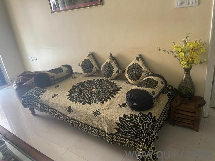 Solid wood diwan with mattress Bangalore Quikr