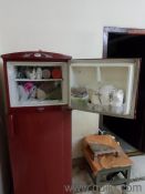 Whirlpool Apple Red 2 Door Fridge in best condition(4)
