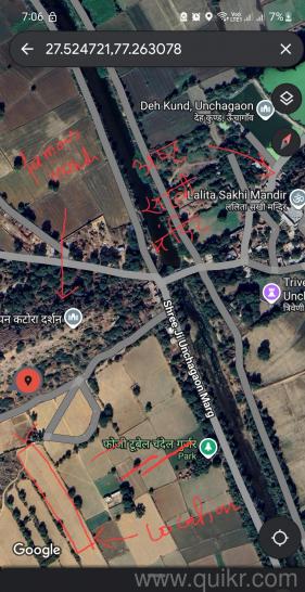 1040 Sq. ft Plot for Sale in Barsana, Mathura