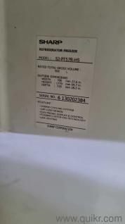 Double Door SHARP Refrigerator Model SJ-PT57R (Gross vol 508 Litre(1)