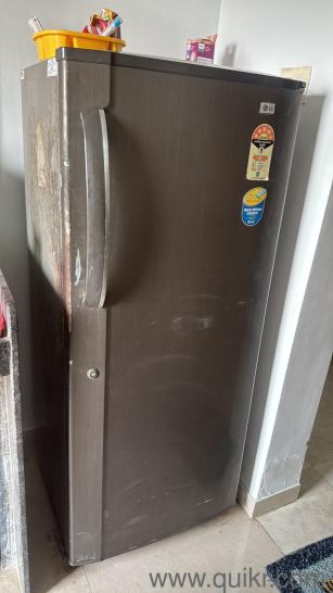 Single door fridge solid grey color