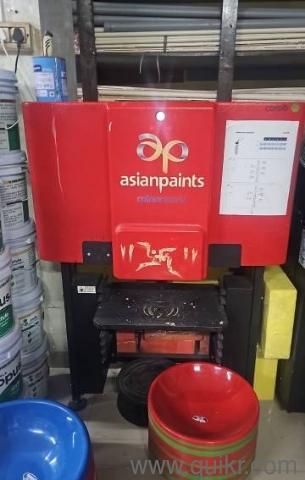 Asian paint color tinting machine 9 months old newly condition