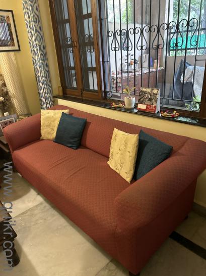 Two 3 seater sofas