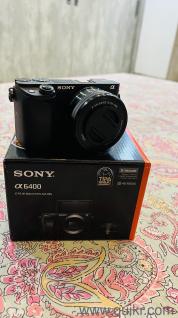 New sony a6400 , under warranty just new camera . Not even used more then 2-3 times. With all accessories and box.