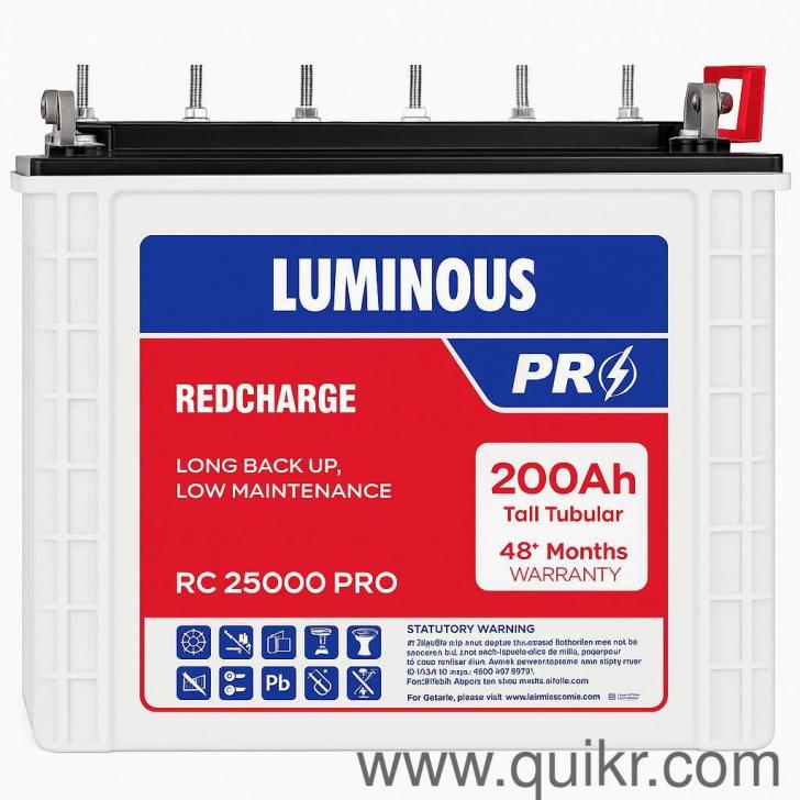 Luminous Inverter+200Ah Tubular Battery(withStand)Excellent Condition(2)