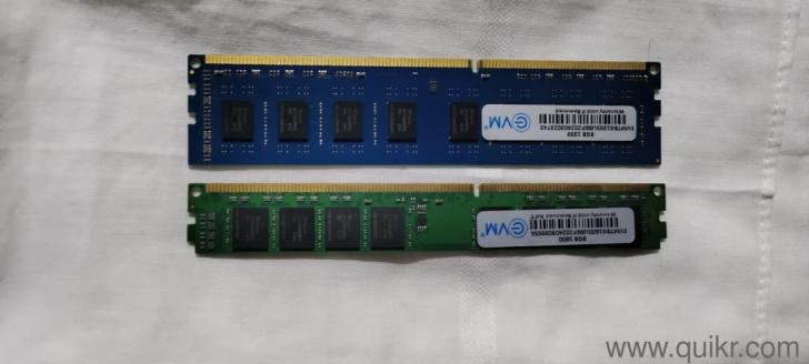 2 8 GB DDR3 RAMs for sale.