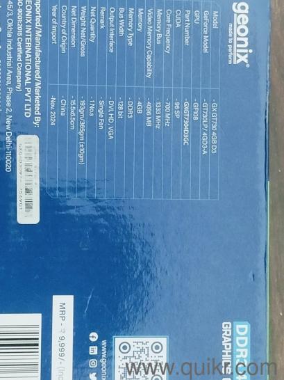 GEONIX GEFORCE GT 730LP 4GB DDR3 Graphic Card(1)