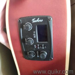 Almost-New Acoustic Guitar with Built-In Tuner + Extras | Great Condition(2)