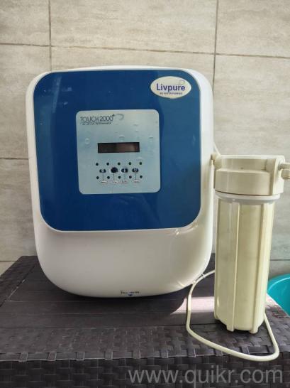 Livpure Touch 2000+ model RO+UV+UF+Taste enhancer water purifier. Also with prefilter included