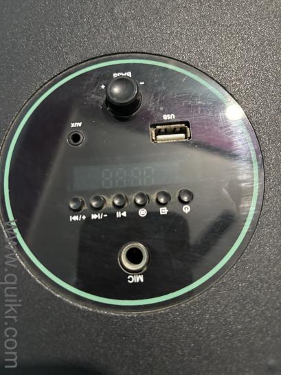 Croma 50W RMS Bluetooth Party Speaker with Wired Mic (Bass Booster Sound, 2.1 Channel, Black)(2)