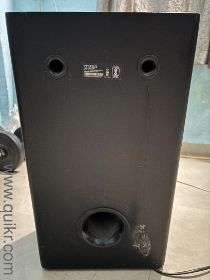 Croma 50W RMS Bluetooth Party Speaker with Wired Mic (Bass Booster Sound, 2.1 Channel, Black)(1)