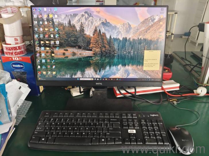 Cpu - intel i5 12th gen (12400 inbuilt graphics), 500gb SSD, 8gb ram, monitor, keyboard and mouse. contact - 9710171799