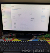 Lenovo desktop with frontech monitor wireless keyboard and mouse(4)