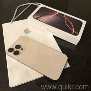 iPhone 16 Pro Max 512GB Desert Titanium Unlocked Mint Condition With Box And Bag