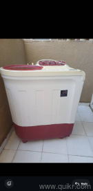 whirlpool 7.2 kg washing machine semi automatic top loading bright only in 2021 not used much condition new(2)