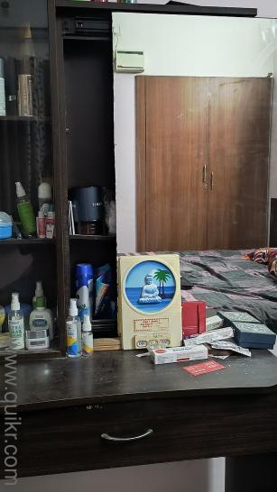 Dressing table with stool