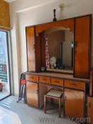 For sale- 2 double beds, 1 fridge, 1 dressing table & 1 side table(2)