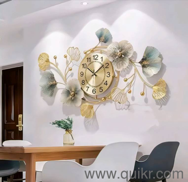Elegant 3D Flower Wall Clock with Free Shipping.
