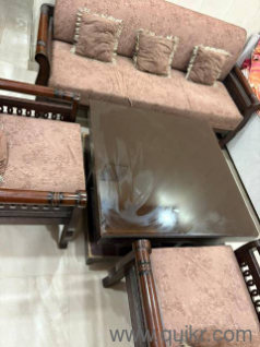 Sofa Set with Center Table - Excellent Condition Best Price(1)