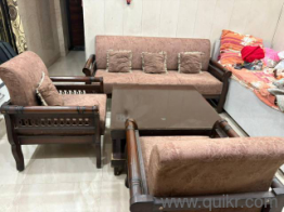 Sofa Set with Center Table - Excellent Condition Best Price(4)