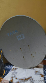Tata sky hd setup box with remote a d wire(1)