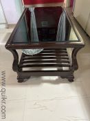 Wooden centre table very good condition(4)
