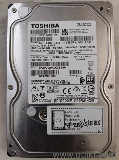 1TB HDD for PC