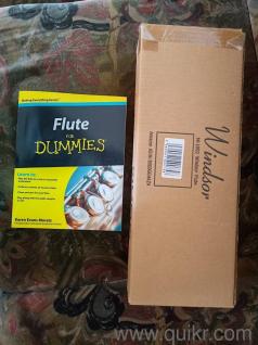 Premium Full-Size Silver Flute Barely Used (with free guide book)(1)