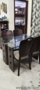 Sofa good condition, 4 seater dining Set Wooden and lightly used(3)
