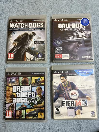 PS3 Super Slim + GTA V + 3 Games | Working | Console Only(2)
