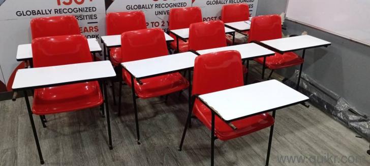 Study Chairs with Writing Desk  Ideal for Classroom or Coaching