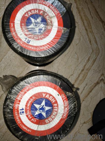 Well maintained no damages no rusting rubber coated bouncer dumbells(3)