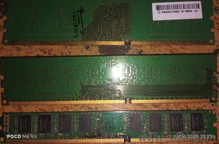 Ddr3 ram in working condition Ddr3 ram 2gb2 = 400 eachDdr3 ram 4gb1 = 550Slightly negotiable